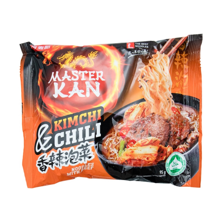 Мастер Кан лапша Kimchi & Chili 95 г.